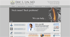 Desktop Screenshot of ericlinmd.com